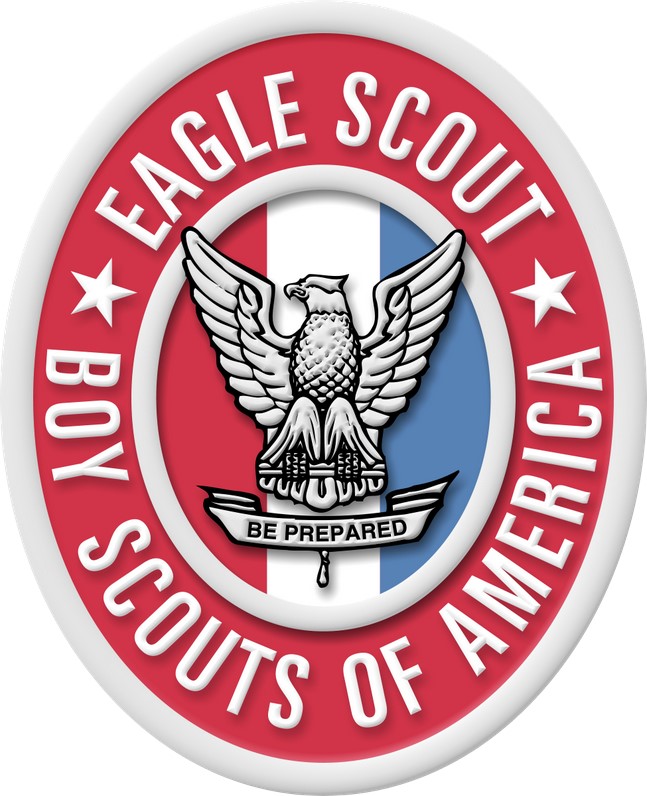 eagle scout logo black and white