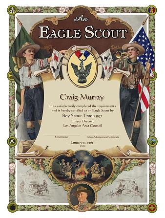 Eagle Scout Certificate